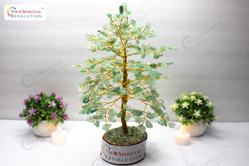 Green Aventurine Beads Tree
