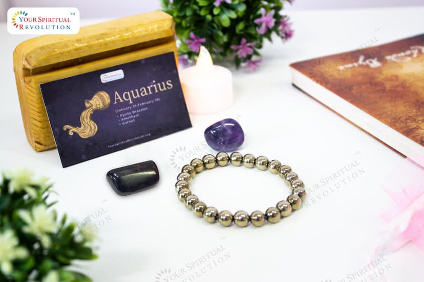 Aquarius Zodiac Crystal Kit
