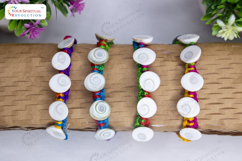 Gomti Chakra Rakhi (Multi-Color Thread)